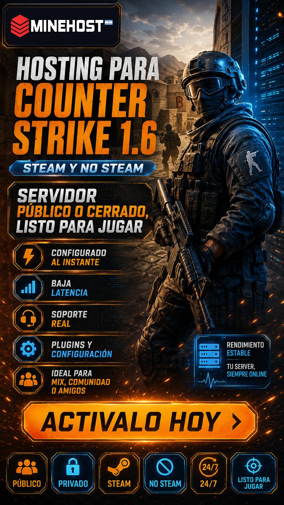 Minehost promoción 2